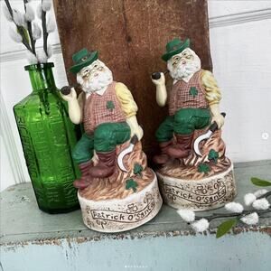 Vintage Patrick O'Santa Music Box Irish Eyes Smiling St. Patrick's Day CHOICE